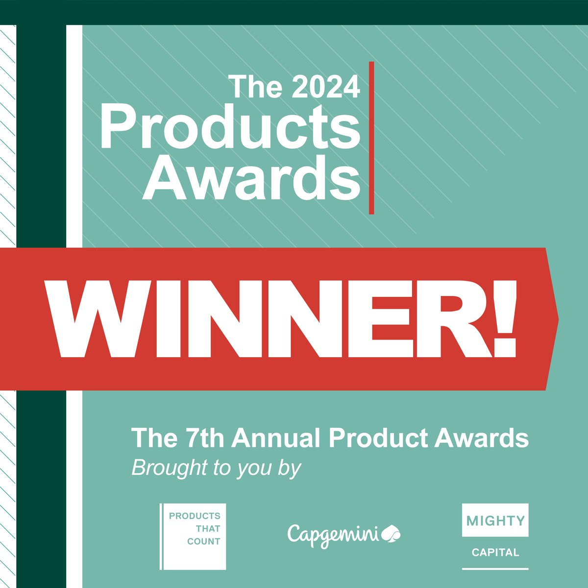 We are honored to be announced as a winner in the AI &amp; Data category in the 2024 Product Awards, hosted by @productscount with partners @mightycapital and @capgemini, as one of the best tools for product managers. We’re proud to be a part of this great product-focused community!