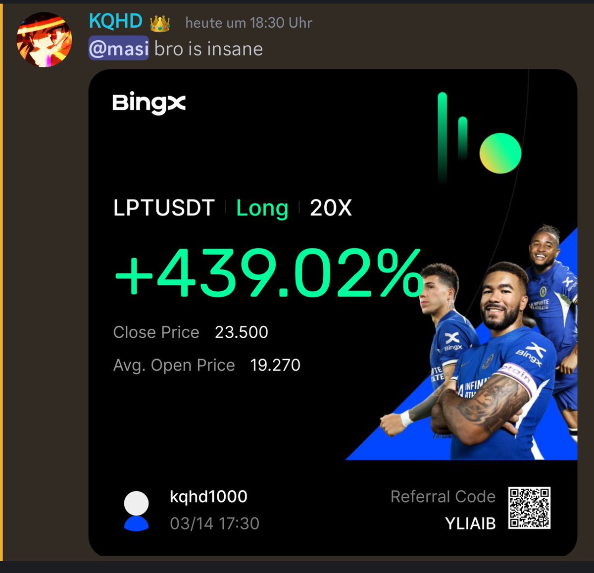Still fading on me? 

Join so u won’t miss the next one discord.gg/AC7A22ej

DM for inquiries.
