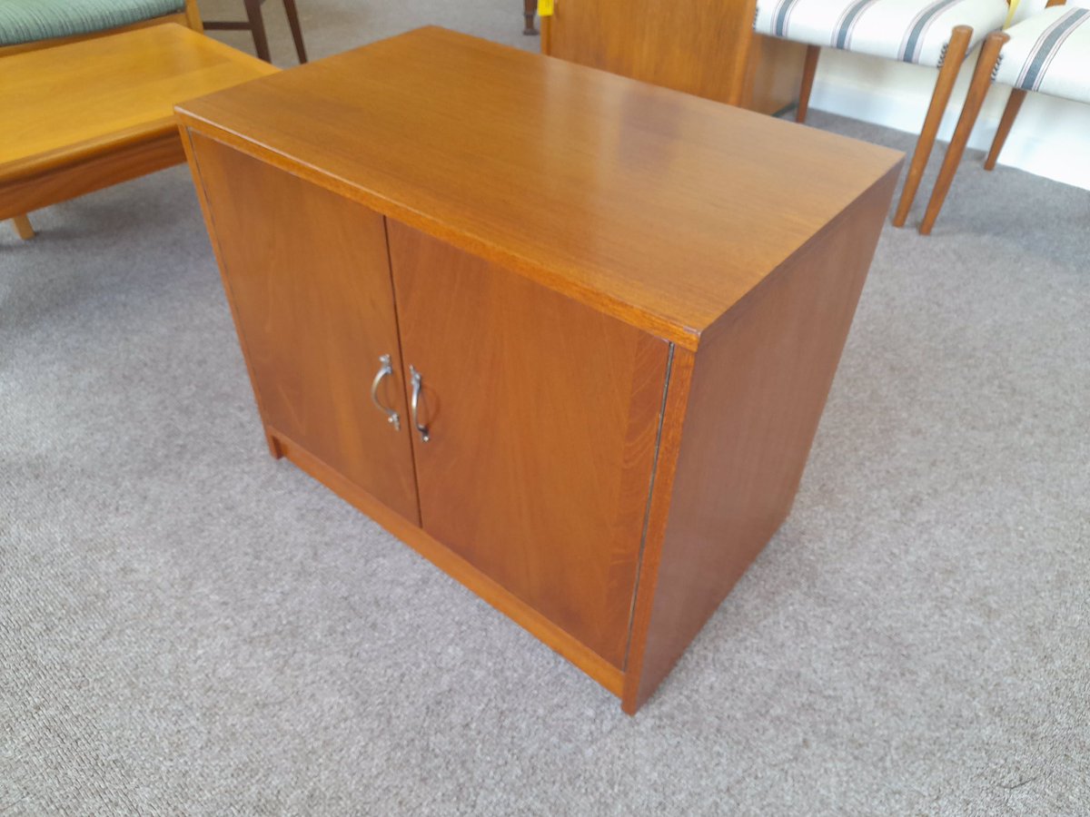Mid century record cabinet was £175 now £95 #MHHSBD #vintagefurniture