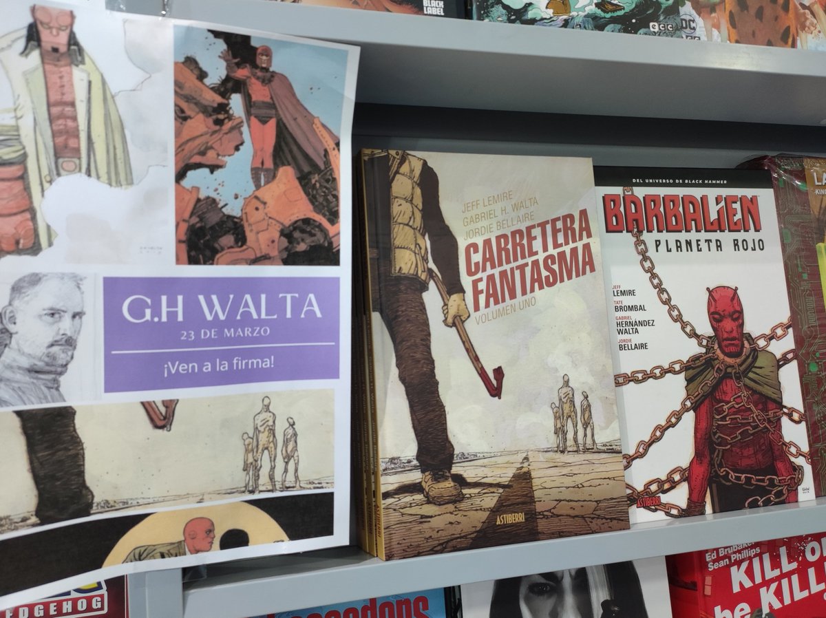 Os recuerdo que el próximo sábado 23, a partir de las 17:30 de la tarde, tendremos una sesión de firmas a cargo de <a href="/ghwalta/">GABRIEL H. WALTA</a>. No os lo podéis perder.