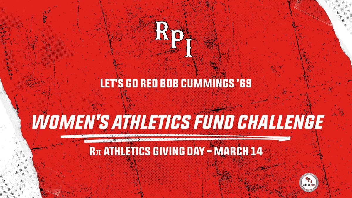 Who can help @RPIAthletics unlock a 6k challenge gift with a donation to our Women’s Athletics Fund?! Donate 👇🏻 givingday.rpi.edu/giving-day/873…