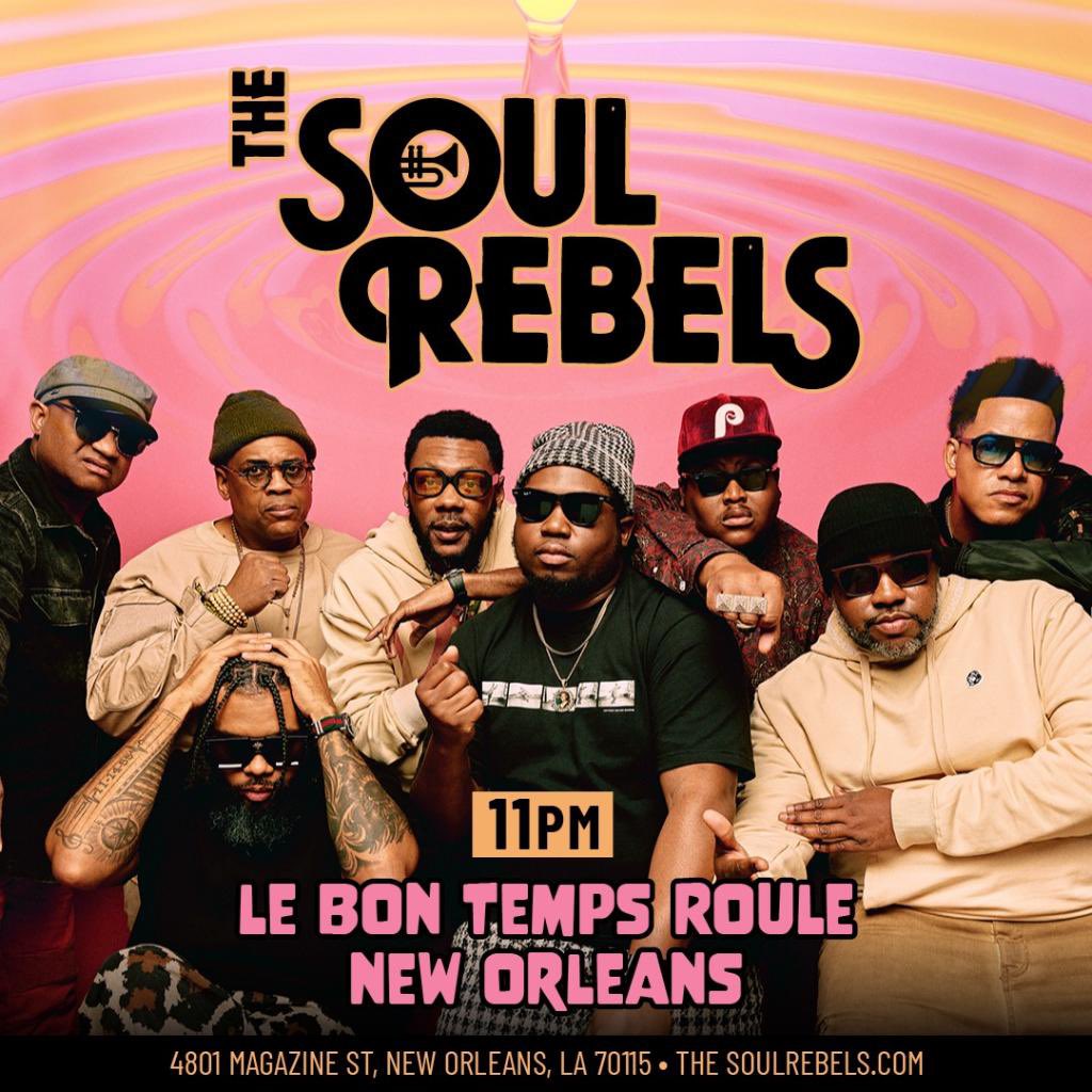 TONIGHT! We’re back in the building live and direct at Le Bon Temps Roule! Come out and party all night!! Showtime: 11pm #NOLA