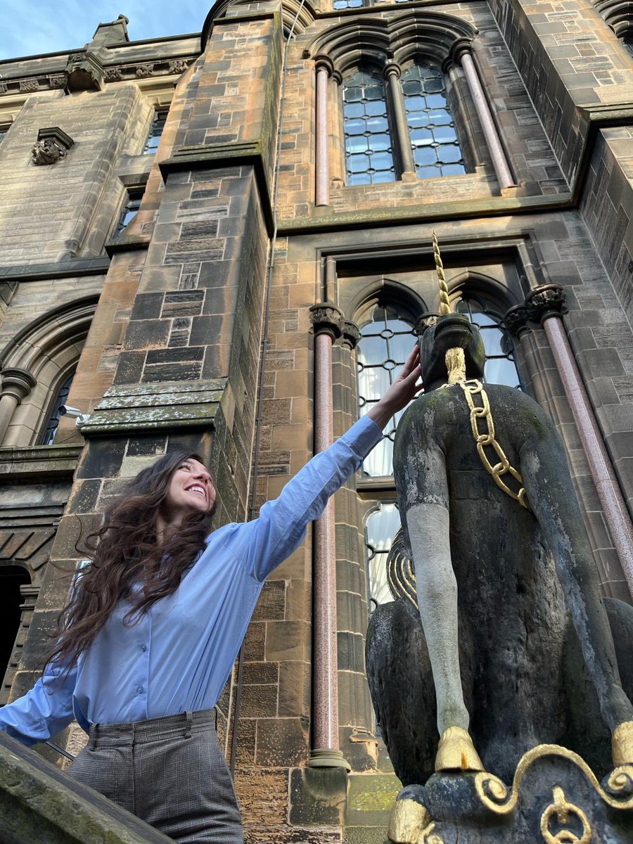 Yesterday I passed my PhD viva! According to Rita I should rub the university unicorn for good luck, according to @a_j_dobson I should start seeing a new colour ‘schmowrange’. I am grateful for such an amazing ride with such an amazing team #PhDone