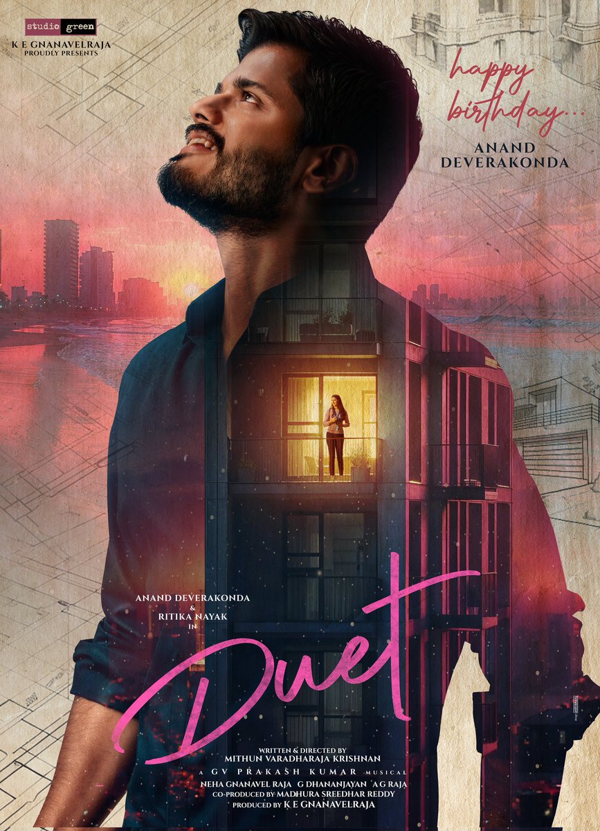 Poster adirindhiii ❤️❤️

Happy Birthday @ananddeverkonda anna 😍😍❤️

#HBDAnandDeverakonda #DUET