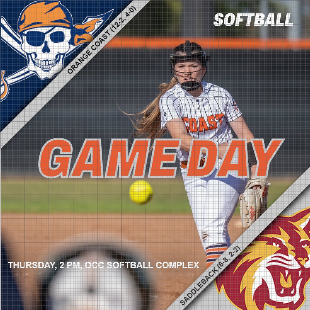 OCC Athletics (@occathletics) on Twitter photo BATTEN DOWN THE HATCHES, PIRATE SOFTBALL FANS!! As of now, we are going to take on Mother Nature AND the Saddleback College Bobcats today at 2 p.m. at the OCC Softball Complex. Anchor down and support our Pirates!!! <a href="/orangecoast/">Orange Coast College</a> <a href="/OCCFastpitch/">OCC Softball</a> BATTEN DOWN THE HATCHES, PIRATE SOFTBALL FANS!! As of now, we are going to take on Mother Nature AND the Saddleback College Bobcats today at 2 p.m. at the OCC Softball Complex. Anchor down and support our Pirates!!! <a href="/orangecoast/">Orange Coast College</a> <a href="/OCCFastpitch/">OCC Softball</a>
