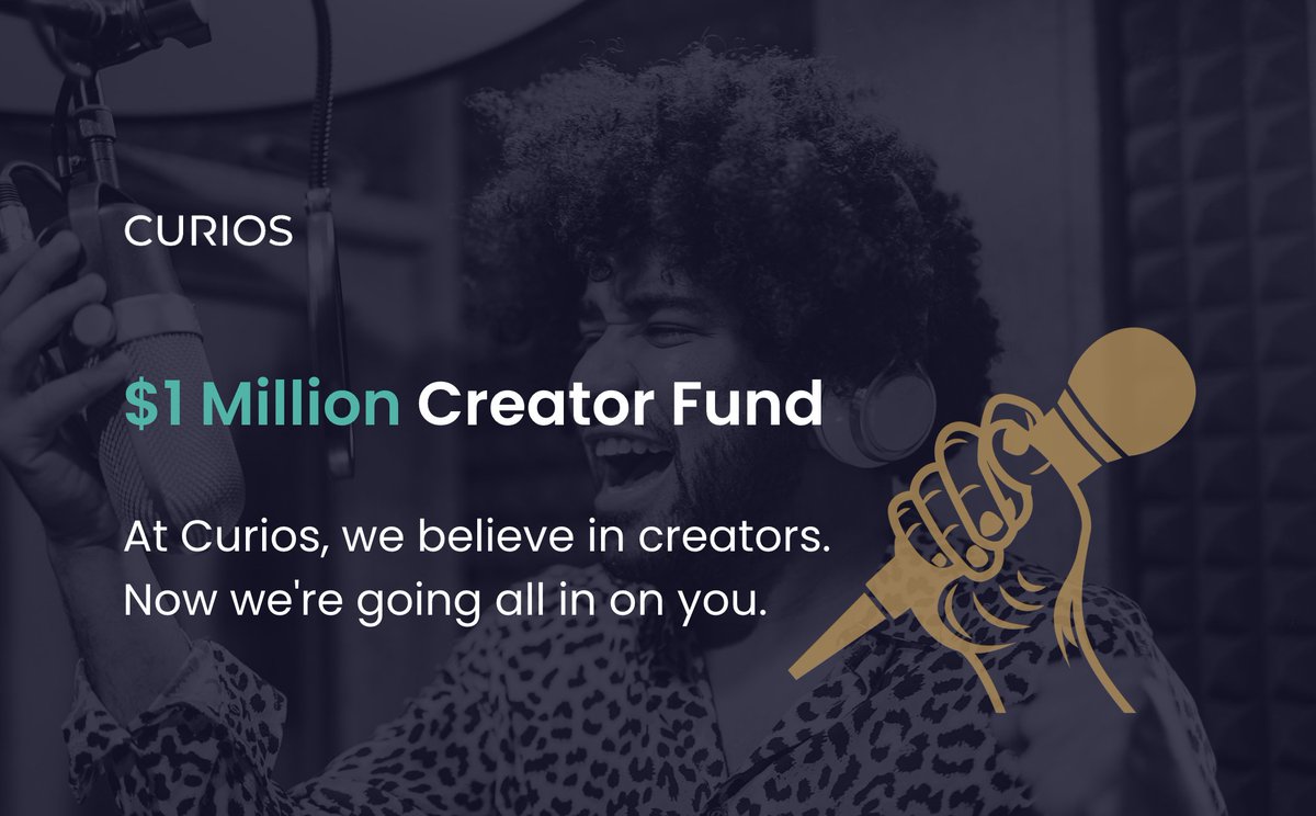 ❗️BREAKING NEWS❗️ Curios announces 💵💲1 MILLION #CreatorFund in wake of @tiktok_us possible ban: cur.io/_KWYPQW #tiktokbanned #tiktokban #tiktok #influencers #creators #news #BreakingNews $ROCKI