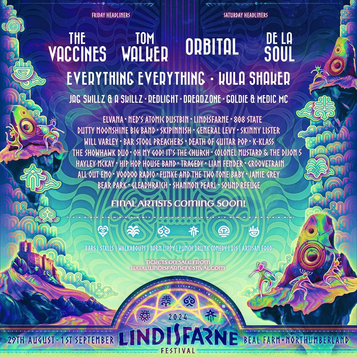 More mint craic for you here pilgrims…we are spoiling you! 😁 Also, the great @Generallevy is joining us, plus @SkinnyLister @WillVarleyMusic @LiamFender @GrooveTrainUK #AllOutEmo #FunkAndTheTwoToneBaby #JamieGrey #BearPark #ShannonPark and #SoundRefuge WHAT A LINE UP 💙