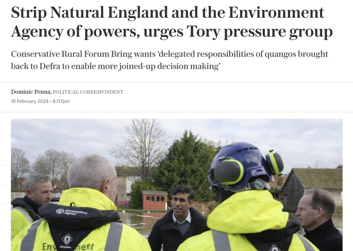 Under the radar, Tory MPs & landowning lobbyists are trying to undermine nature protections in England. Yesterday, Tory MP Derek Thomas tabled a Bill in Parliament to strip Natural England of its power to create nature reserves (SSSIs) & instead give that power to Ministers. 1/