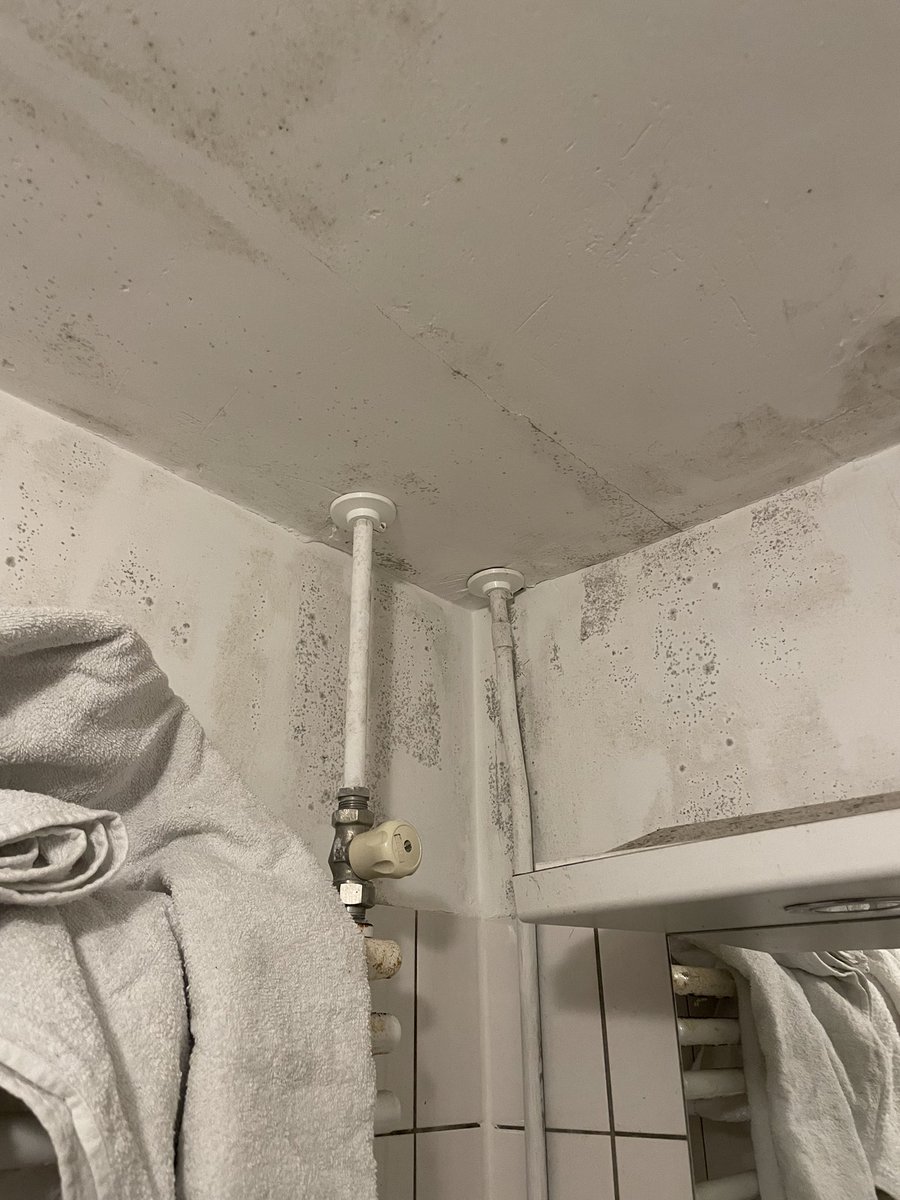 EBaldii's tweet photo. Imagine tu réserves 3 nuits une chambre à 326€ sur @Airbnb dans laquelle le proprio fait sécher ses affaires, où y’a des tâches sur les draps, de la moisissure et de la rouille. Et soyons fous, imagine Airbnb ne veut pas te dédommager plus de 23€. Impossible, mais juste imagine https://t.co/cucwkpHjKQ
