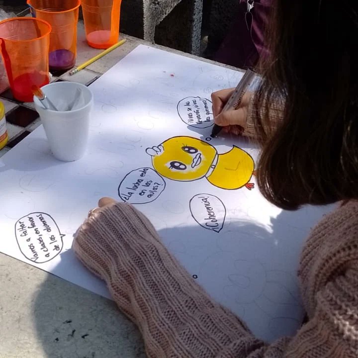 CinigFi's tweet photo. El día de ayer se llevó a cabo una actividad para ilustrar la experiencia post-8M 💜✨ 
Aquí se muestran algunas imágenes de lo realizado 👀 https://t.co/dDpjUHXW6L