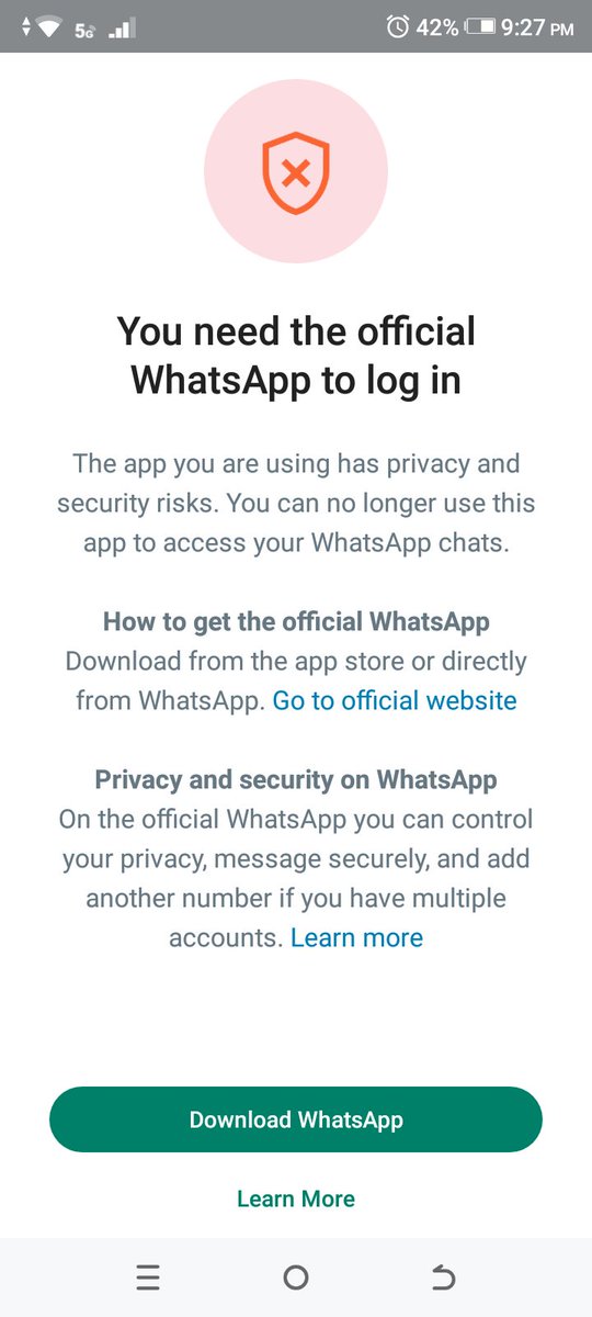 kenatambo's tweet photo. @WhatsApp please return my account do u want me to die? https://t.co/nltaomsWgu