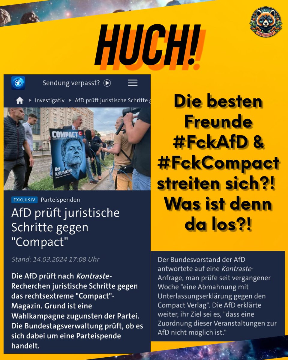 ForscherAfDTier's tweet photo. HUPPALA!
#FckAfD #FckCompact
https://t.co/uDQLzWEQ81 https://t.co/Hz24Dcxs8B