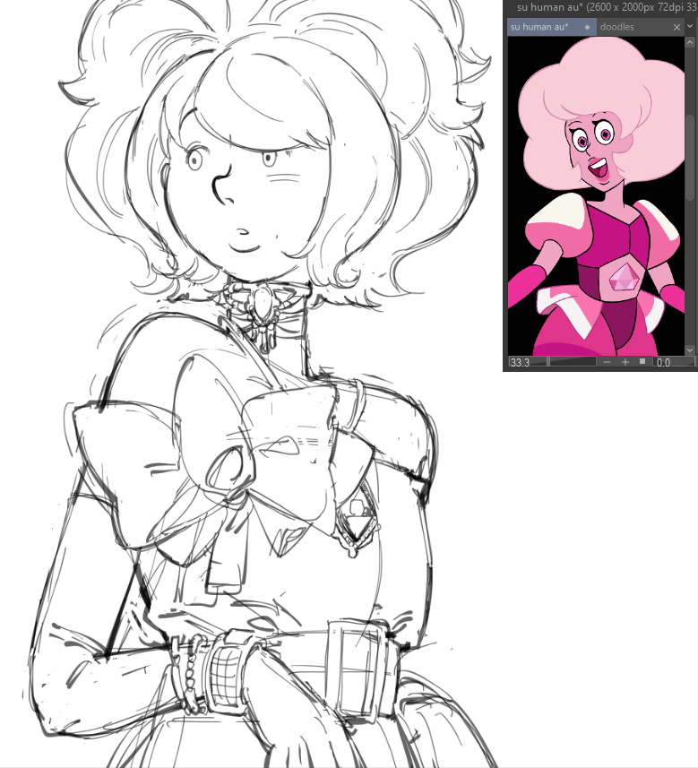 refined her design a little 