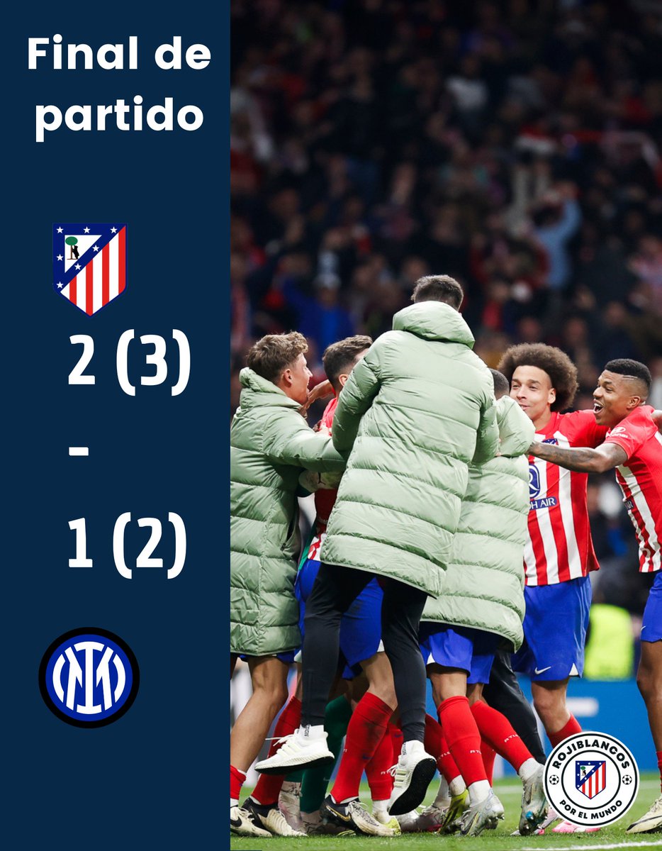 Sin palabras después de lo de ayer, una noche de infarto en la cual demostramos que nunca nos pueden dar por muertos.
#atleticomadrid #forzaAtleti #futbol #championsleague #orgullocolchonero