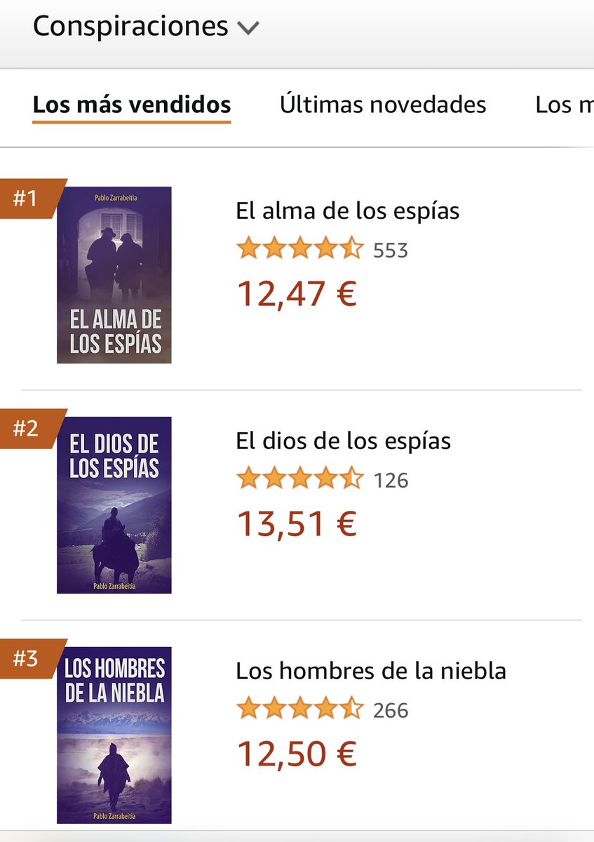 Creo que este año ya toca convertir las novelas en una serie.  Me consta que las plataformas buscan género de espías.

Interesados en participar, por favor DM. 

Y muchas gracias por esto, una vez más. 

👇🏻👇🏻👇🏻