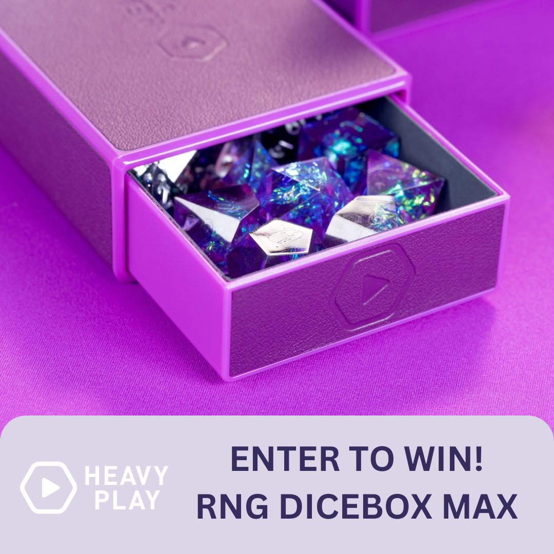 🚨 We're giving away an RNG DICEBOX MAX! 🎲📦👀 To enter, simply: 💬 Comment - Dice you can't leave home without! 👍 Like 🙏 Share/Re-post 🏃 Follow (Facebook, Instagram, Twitter) Winner will be selected on Wednesday 3/20/24