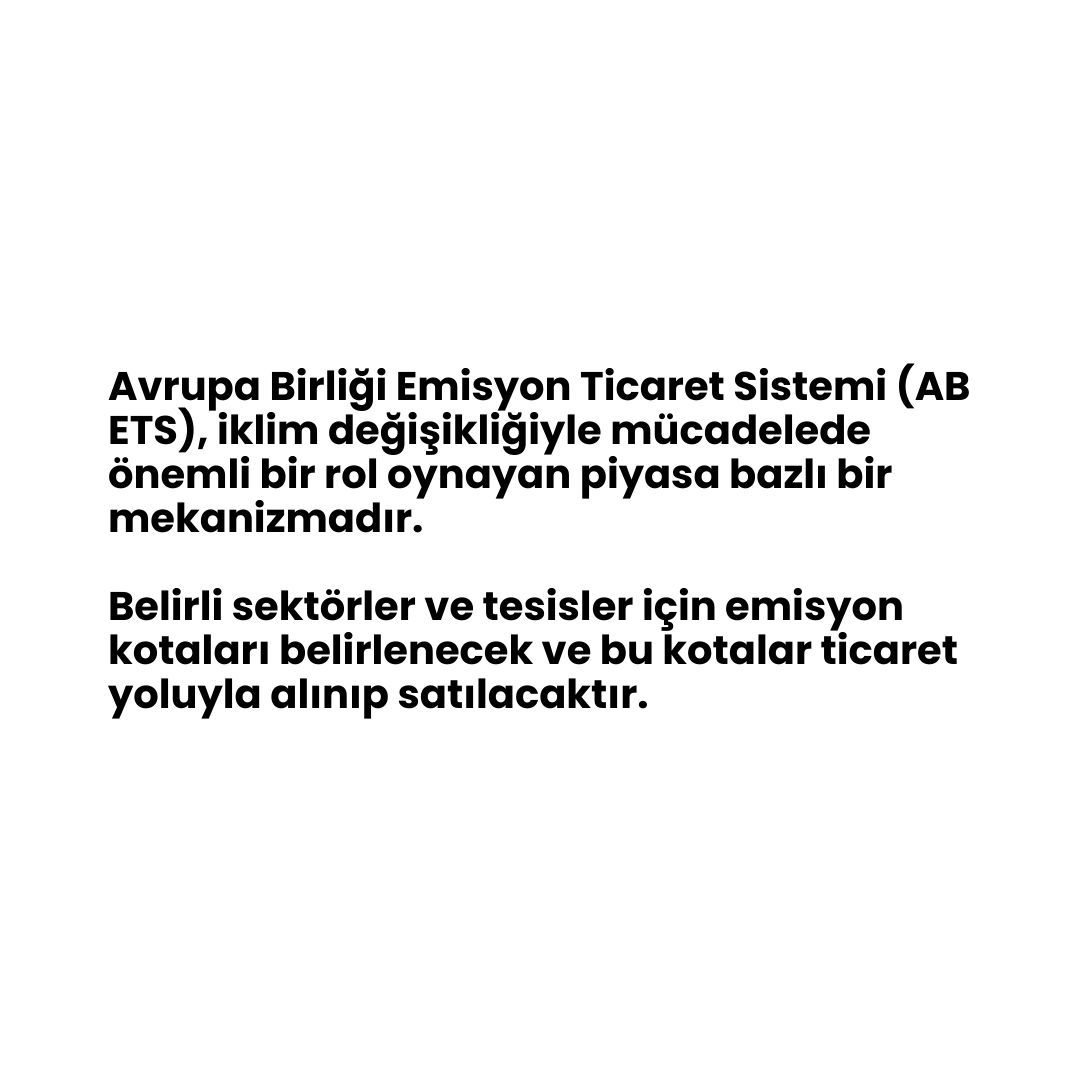 cobirebir's tweet photo. 🌫 Avrupa Birliği Emisyon Ticaret Sistemi (AB ETS): Sektörlere özel emisyon kotaları ticaret yoluyla alınıp satılacak. Her yıl sera gazı miktarı azaltılacak. 

#ABETS #SeraGazıAzaltımı #PiyasaBazlıMekanizma #İklimDeğişikliği #coBirebir https://t.co/iwEUhWgpK9