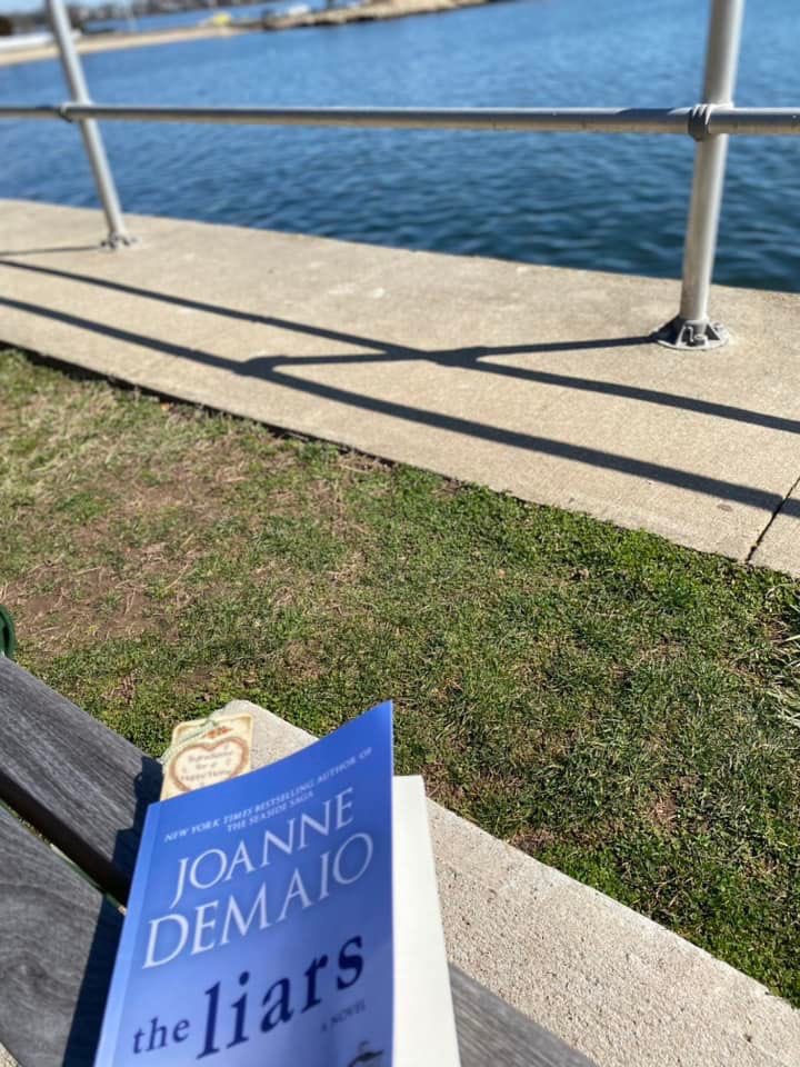 Blue sky, blue sea days are meant for blue books. 📷: Seaside Saga fan Patricia in Branford Point