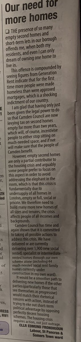 And the written version of what I said last week in the @NewJournal - the housing crisis demands action not outrage.