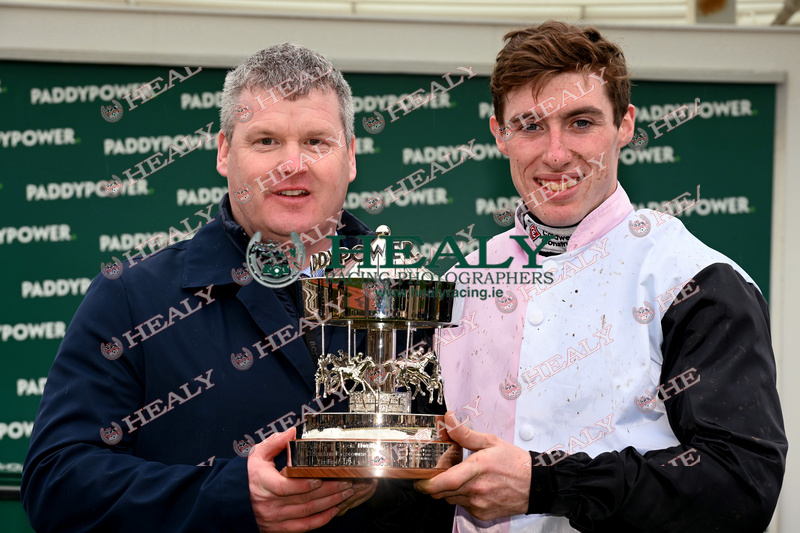 TEAHUPOO @jackkennedy15 win the Grade 1 Stayers Hurdle for @BrianAcheson @gelliott_racing @CheltenhamRaces see all the action at healyracing.ie