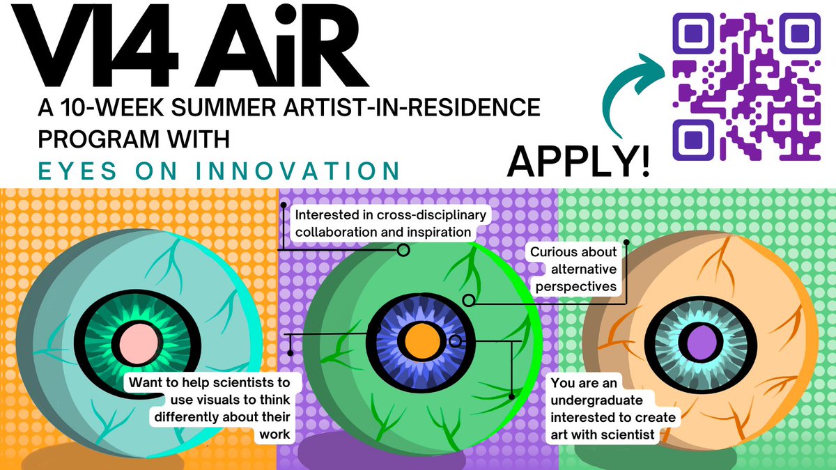 ArtLab_Studio_'s tweet image. 🌟Join VI4 AiR Summer 2024🌟

Collaborate with scientists &amp;amp; artists
Dive into art-science intersection
Boost your portfolio with unique projects
🚀2024 = More visibility, collaboration, and resources for your art!

Let&apos;s create together!
--&amp;gt; docs.google.com/forms/d/e/1FAI…
@VI4Research