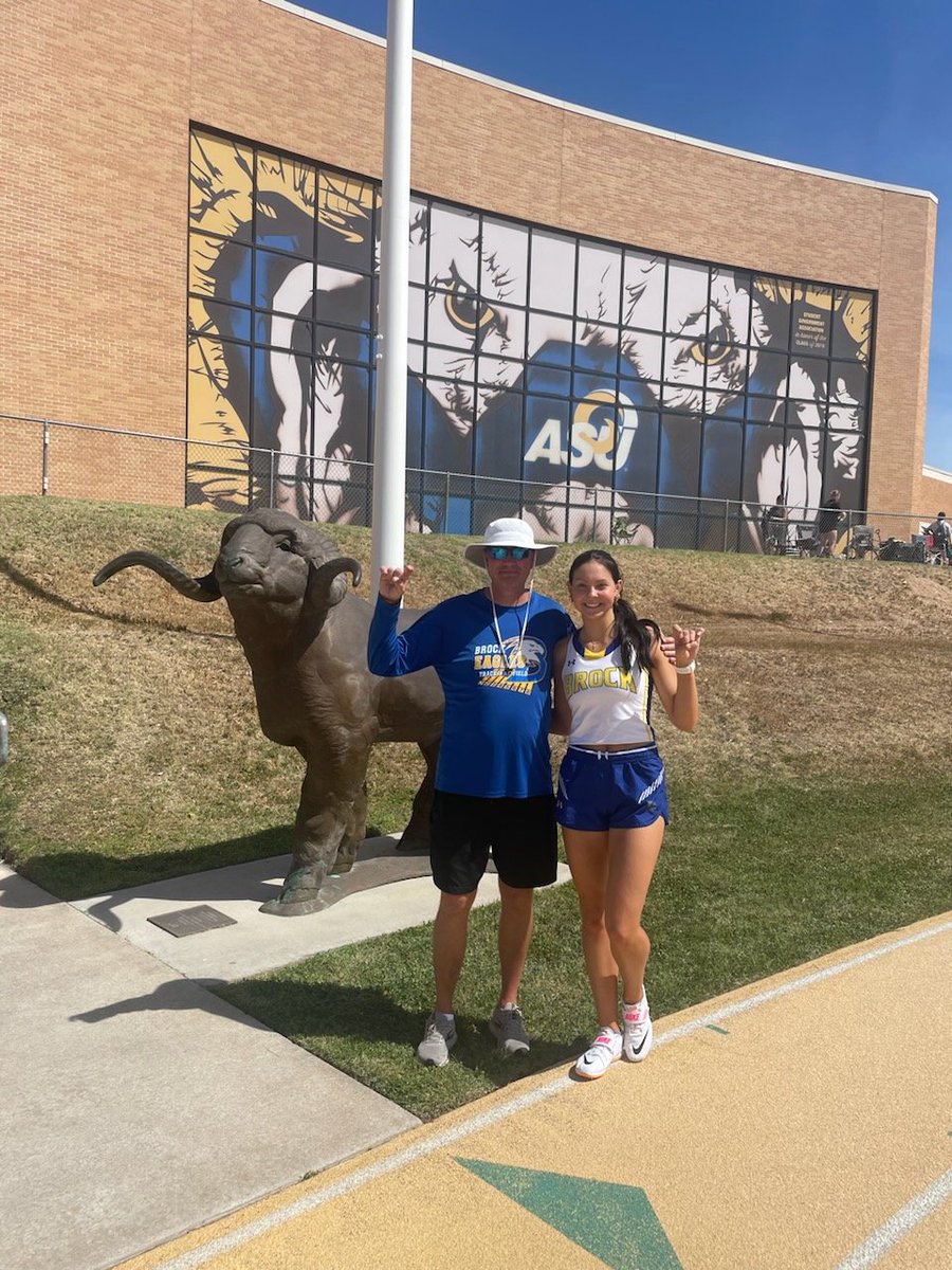 Brock_CC's tweet photo. Gracie Stephens is your Angelo State Spring Break Long Jump Champion today https://t.co/1spOVpccT6