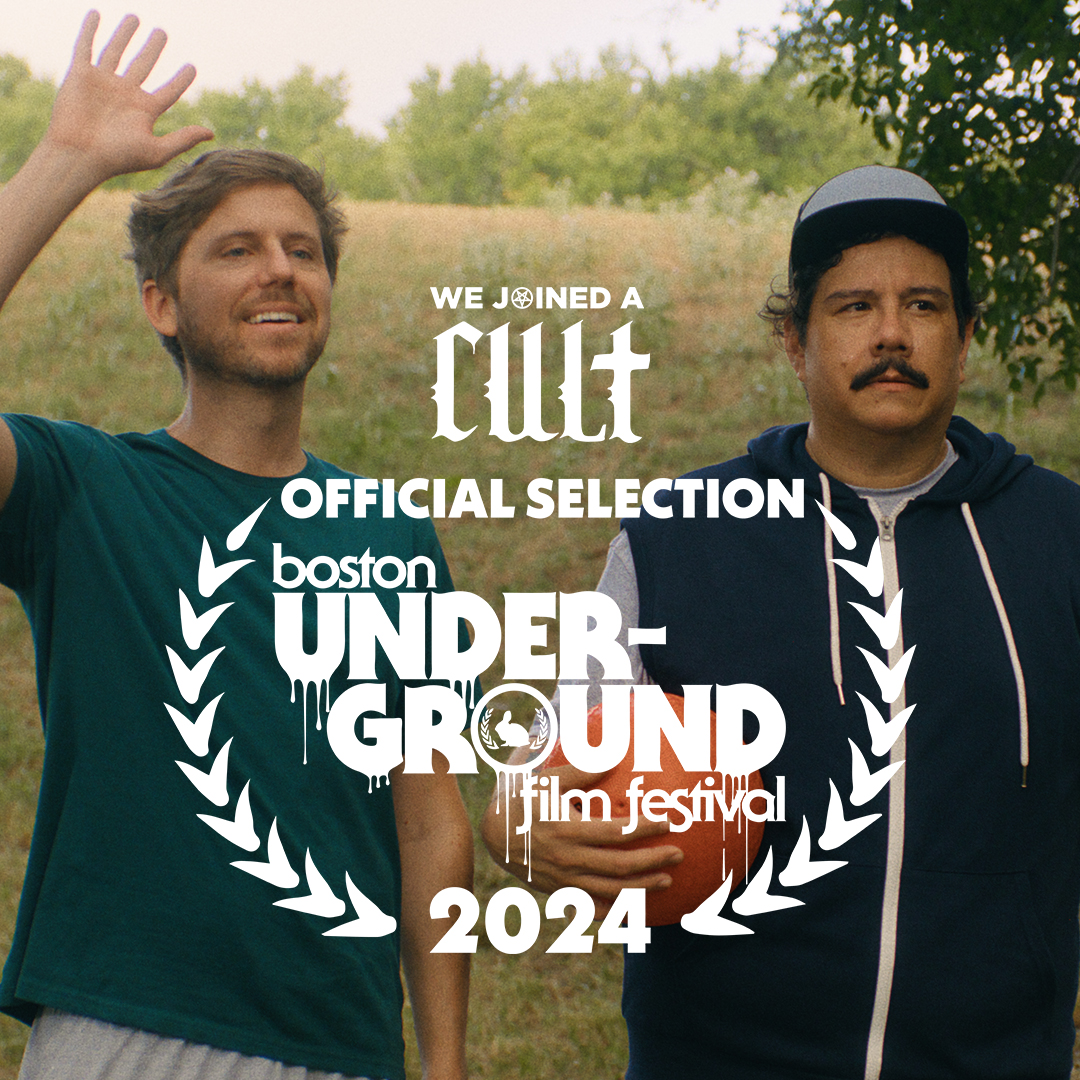 We Joined A Cult is playing <a href="/BOSunderground/">Boston Underground Film Festival</a> on March 23rd in the Friendship Is Magic block! Join us! #BUFF24