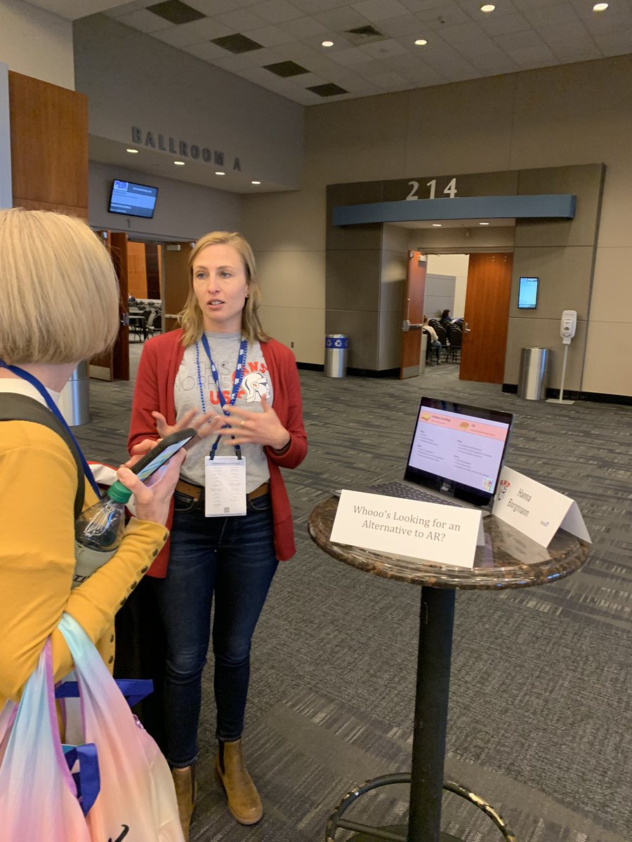 GaultJason's tweet photo. @BorgmannHanna presenting @yourNETA 2024 Spring Conference on alternatives to AR. Great resources Hanna!  @NIS160 https://t.co/8vpLzD7sfq