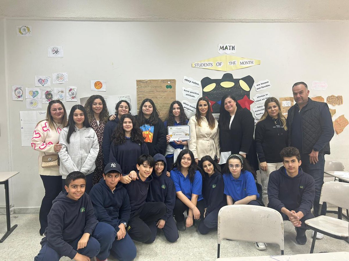 RHHSInterD's tweet photo. RHHS intermediate students celebrated Math International Day, and demonstrated to their parents and teachers how fun math can be through challenging activities @RHHS_Saida https://t.co/FlecN9E8FC