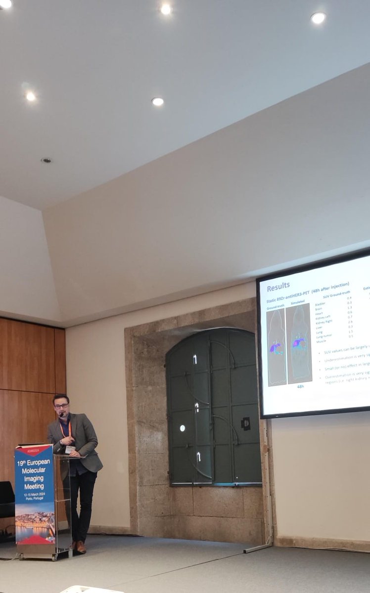 Our message this year: there is a huge challenge in the quantification of preclinical Immuno-PET studies #EMIM2024 #CIMUS