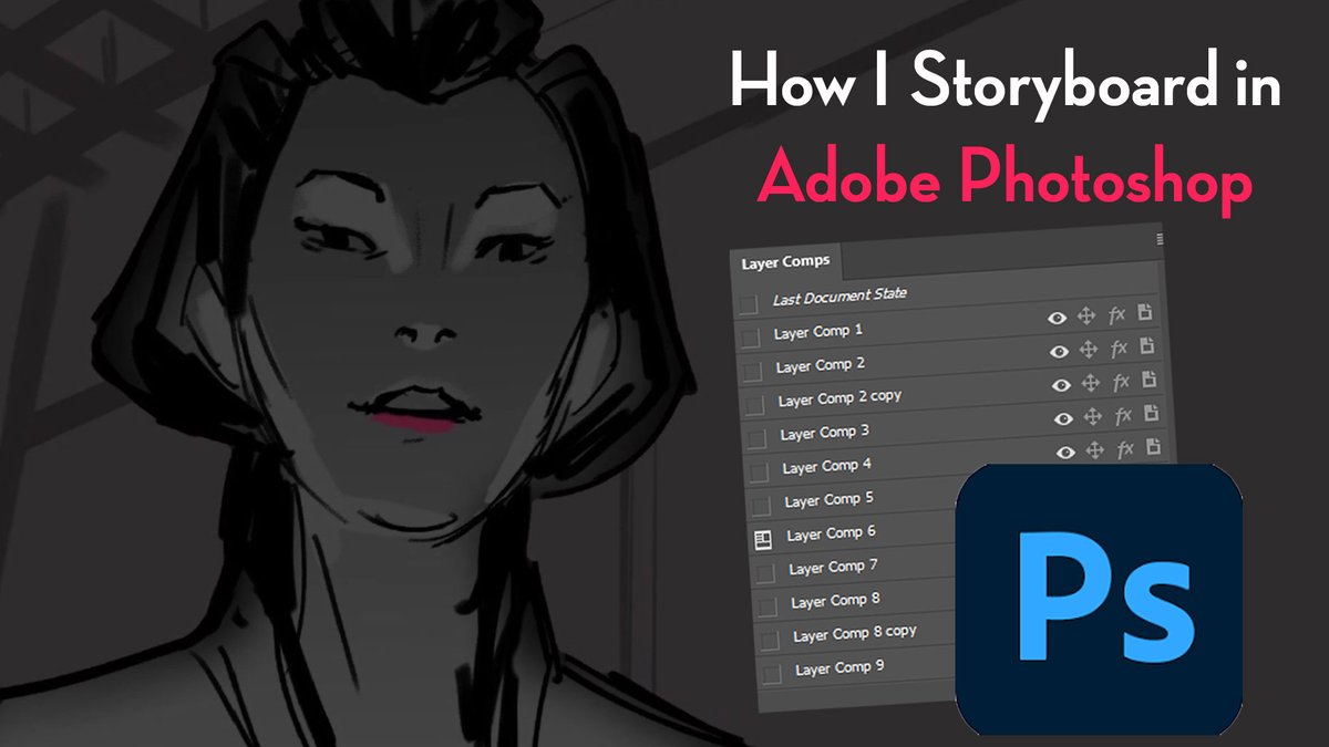 tonikopantoja's tweet photo. I made a new video talking about how I storyboard using Photoshop. This is how I boarded at Dreamworks, Netflix, and most of my feature animation career.
https://t.co/BV89UcJDej https://t.co/8vyPcY6AUe