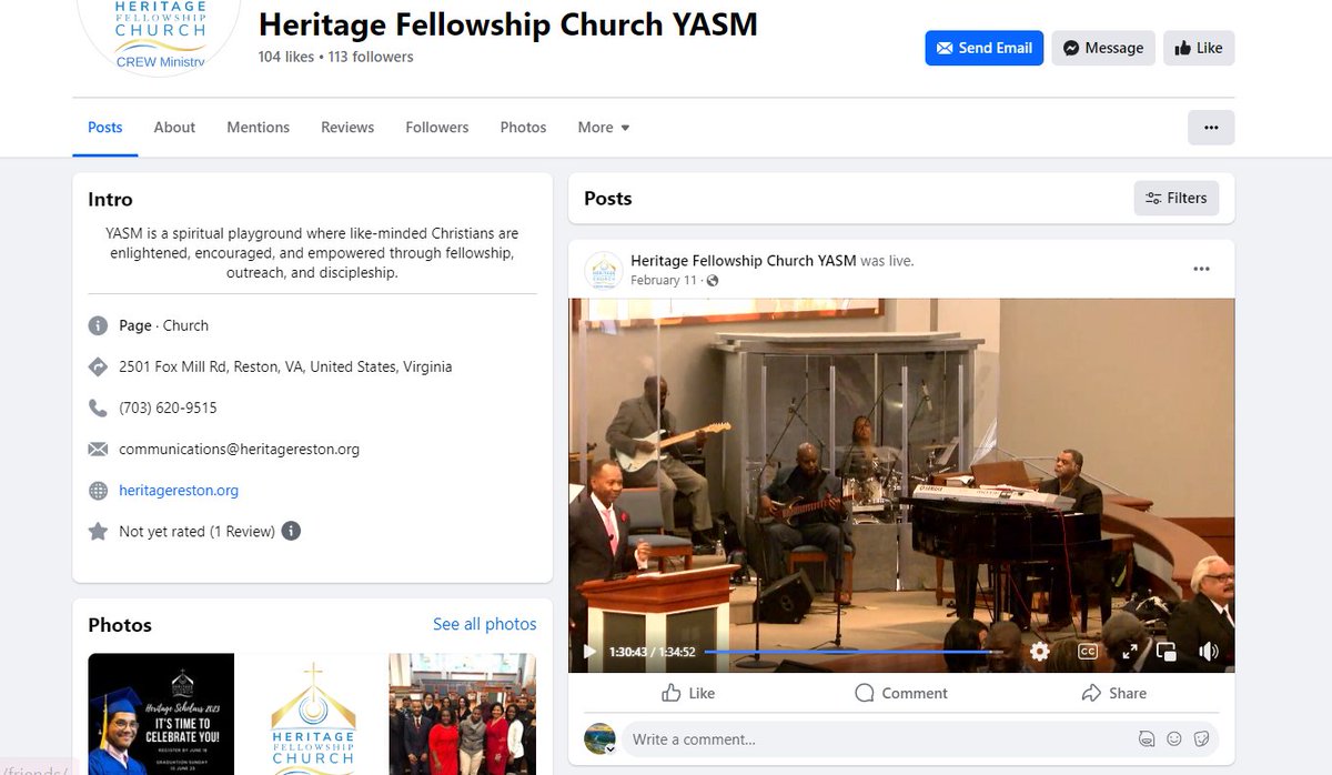 Rights4K's tweet photo. At the 2/11/24 service @HeritageReston, Pastor Dangerfield had ushers lead the church in a march &amp; who was leading the pack? None other than child predator Lawrence E. (Larry) King. This Reston, VA church continues to allow King access to children as a pillar of their community. https://t.co/B15IbaoCzu