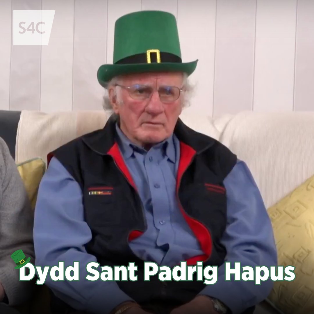 Dydd Sant Padrig Hapus oddi wrth Taid x Happy #StPatricksDay ☘️ 📺 Gogglebocs Cymru 👉 S4C Clic | BBC iPlayer #GogglebocsCymru #Gogglebox