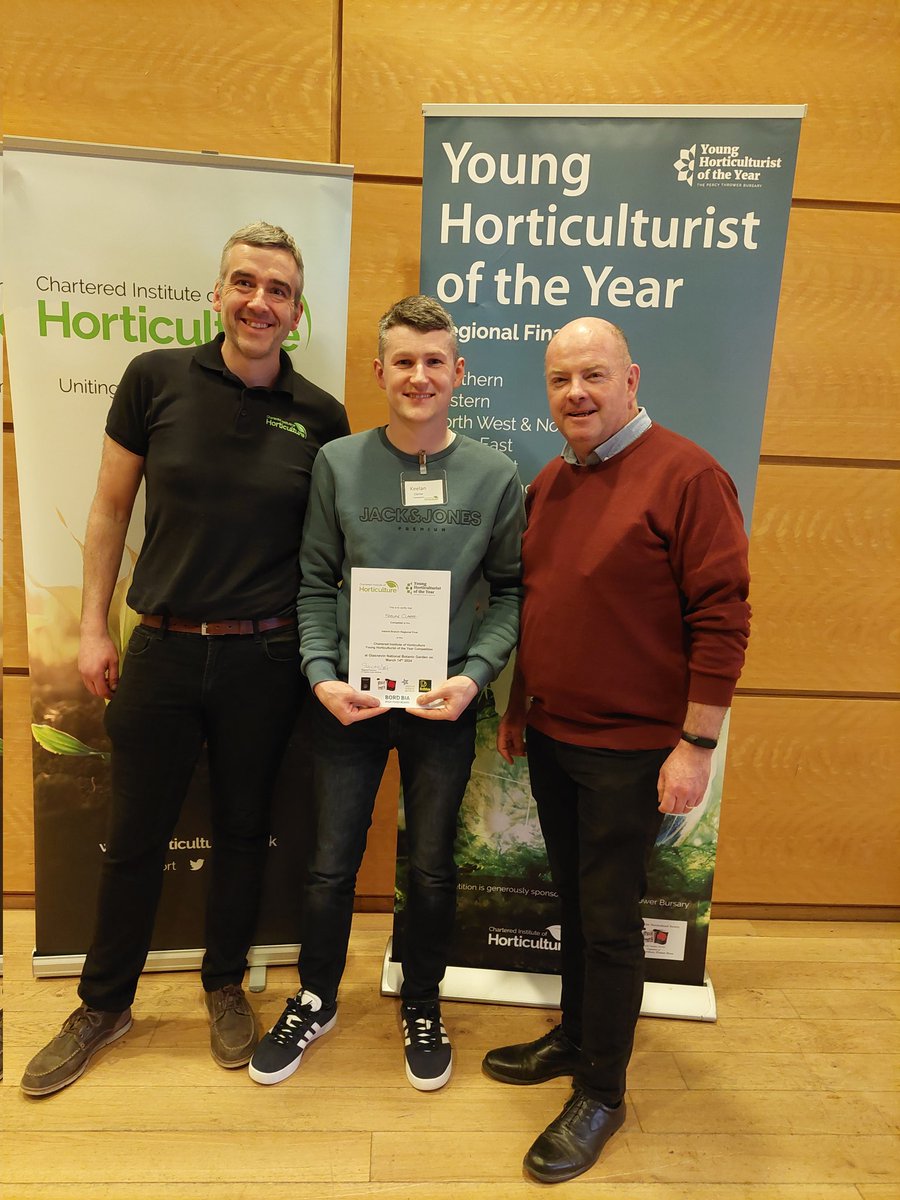 Great to catch up with @DonegalETB Horticulture Alumni Keelan Clarke (@Homelandretail Letterkenny Horticulturist) at today's @CIHort #YoungHort Regional Final.