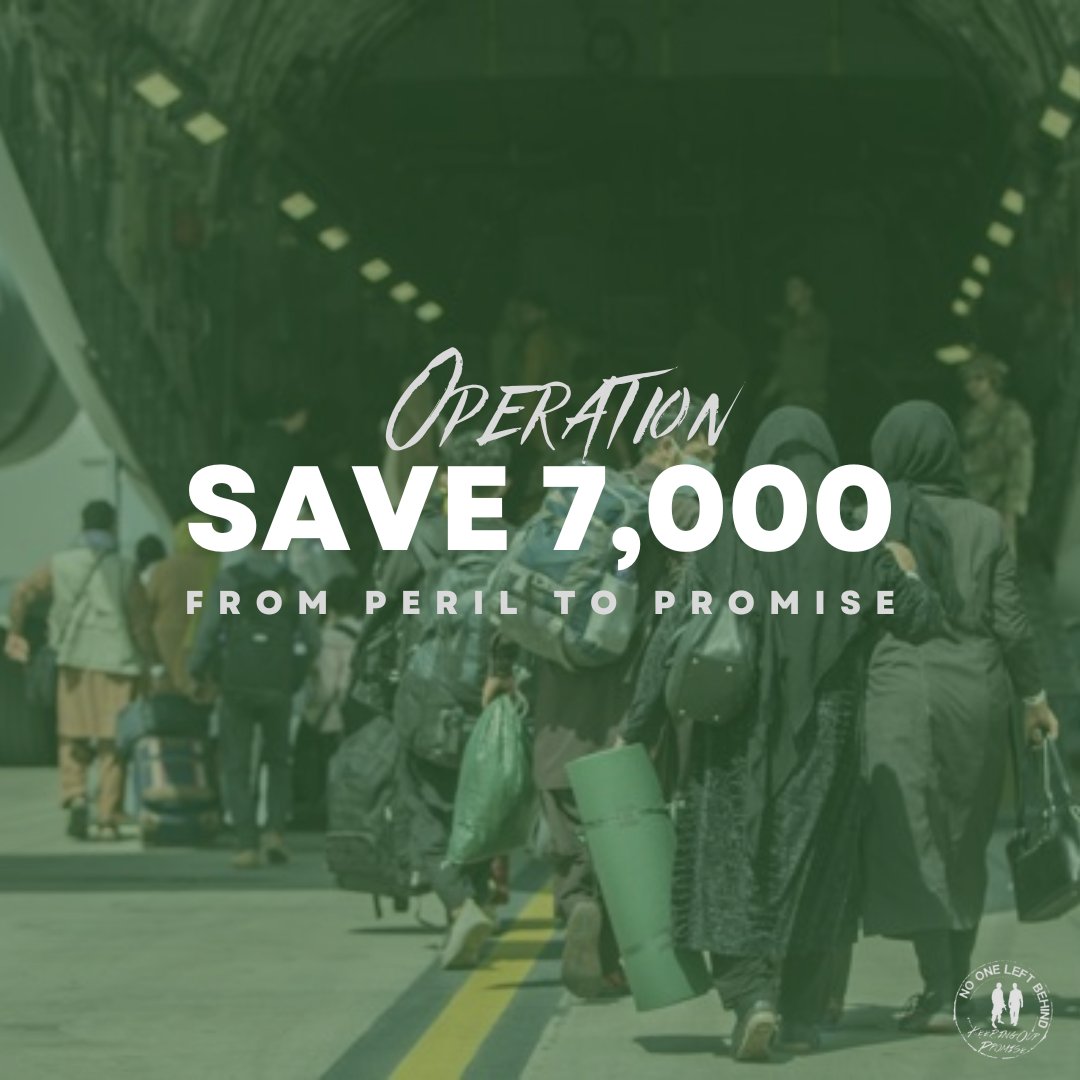 In 2024, we're doing more. Today, @n1leftbehind is proud to kickoff Operation Save 7,000. Our goal is ambitious yet crucial: to evacuate 7,000 allies from Afghanistan in 2024. The time to act is now. Will you join us? LEARN MORE: nooneleft.org/operation-save…