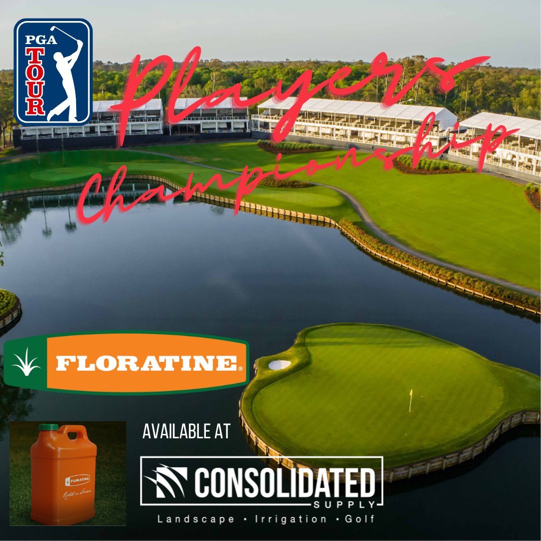 When you see the pristine shape of TPC Sawgrass this weekend - think 'I should call Consolidated' we have the right products and resources to get you there!  #floratine #consolidatedsupply #foliar #rootedinscience #pgaplayerscup