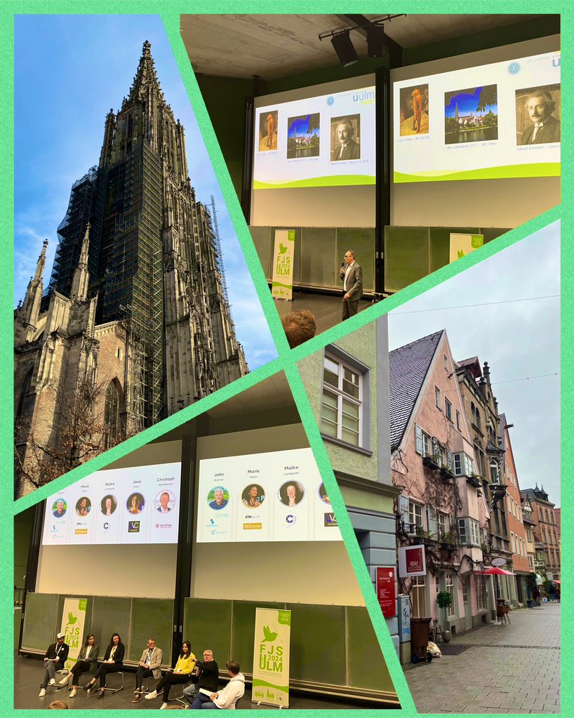 A pleasure to participate in the @JungChemiker #JCF meeting in Ulm🇩🇪 🐦 - what an inspiring first day of #RethinkingChemistry💭 for a #GreenerFuture🌱🧪(coincidentally celebrating Einstein’s birthday in his birthplace) - thank you for the invitation to such a fantastic meeting!🙏🏼
