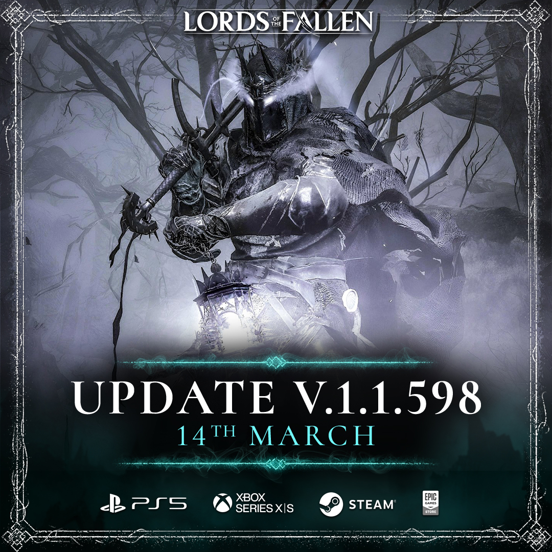 Update v.1.1.598 is now live on all platforms, featuring performance optimisation, bug fixing, and gameplay tweaks. ✅AMD stability improvement ✅PVP Balancing ✅Ending blocker fixed ✅Pieta boss fight optimisation. Full update here: lotfgame.info/v11598