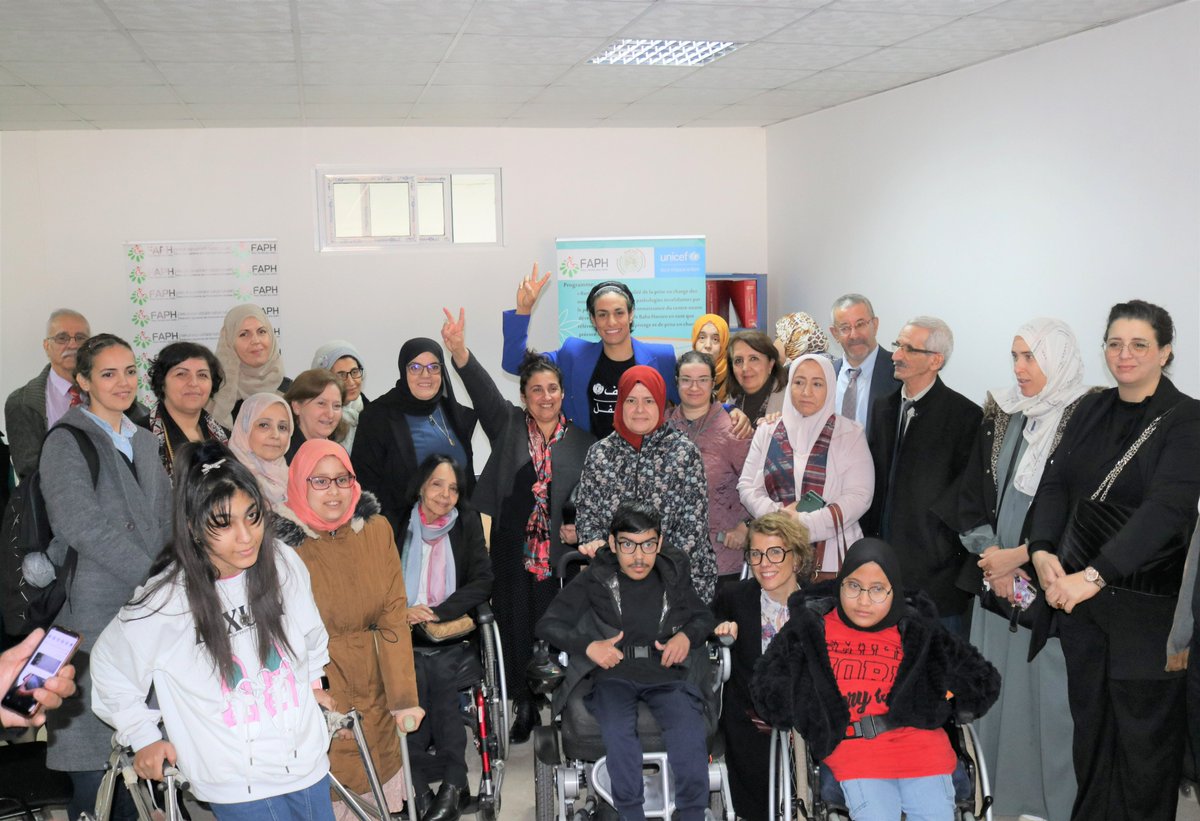 UNICEFAlgerie's tweet photo. La Fédération Algérienne des Personnes Handicapées #FAPH, le @Sante_Gouv_dz & @UNICEFAlgerie en visite du Centre de Neuro-Développement des #enfants 0-3 ans à l'occasion de la Journée Nationale des Personnes Handicapées #Algérie
https://t.co/zuX7pnANcQ
#PourChaqueEnfant, la santé https://t.co/j8C37ujHFz
