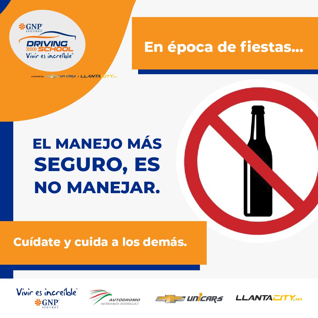 gnpdriving's tweet photo. Si bebes.... no manejes

#gnpdrivingschool #Viviresincreíble @GNPSeguros #ahr #unicars #llantacity https://t.co/G8Rn4Gk0oj
