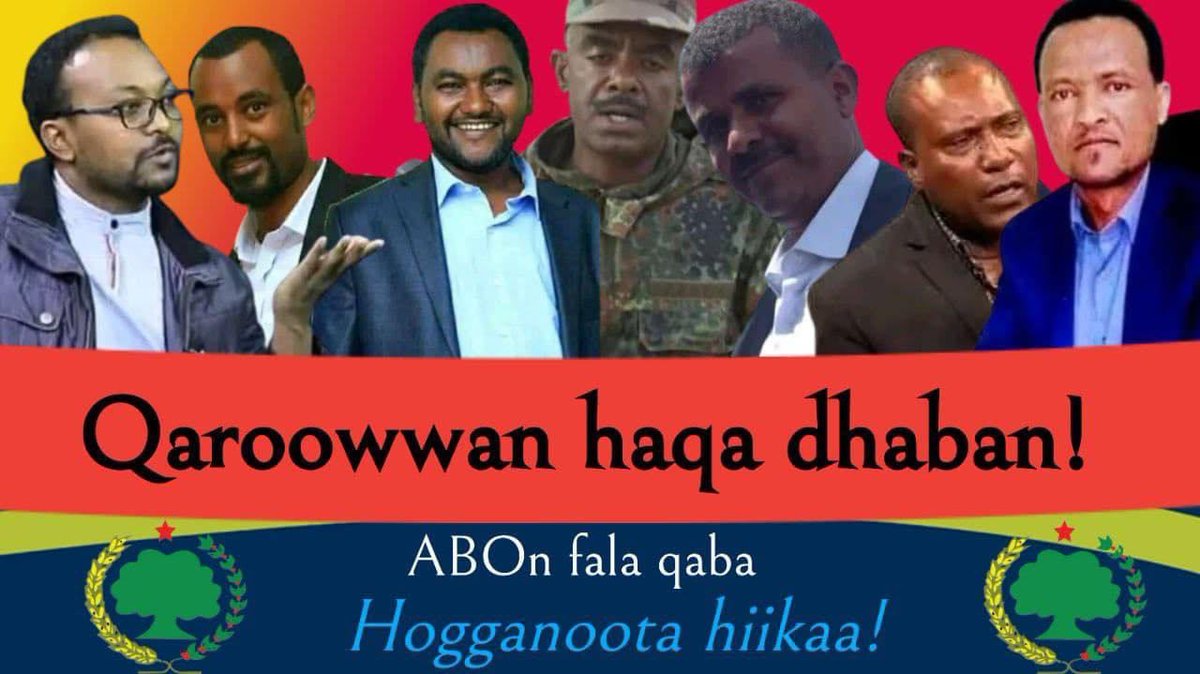 LammiiGammachu5's tweet photo. Oromiyaa fi ummata Oromoof Hogganoota ABOs hiikaa! https://t.co/Yv6j2wrpgk