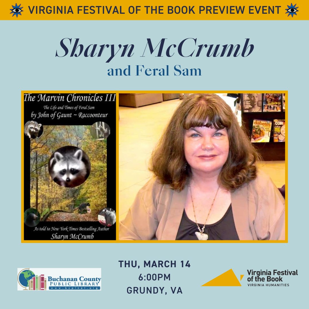We’re putting on two Festival Preview Events tonight: one in #Richmond and one in #Grundy! Learn more at VaBook.org/schedule! #vabookfest #festival #virgina #literature #books #humanities #bookfest