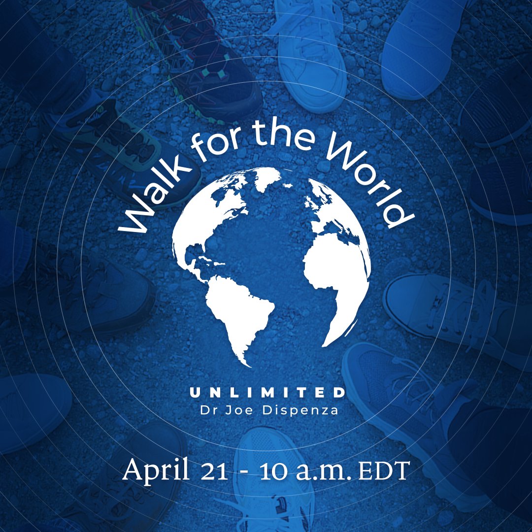 It’s been several months since we last joined together to Walk for the World. Join us again on Sunday, April 21, at 10 a.m. EDT as we open our hearts and our awareness to something greater than ourselves. Download the free Walking Meditation here: bit.ly/3TkGGhK