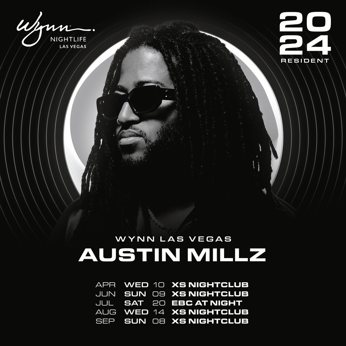 Excited to announce my debut Las Vegas residency at The Wynn Las Vegas! Can't wait to see everyone this year!