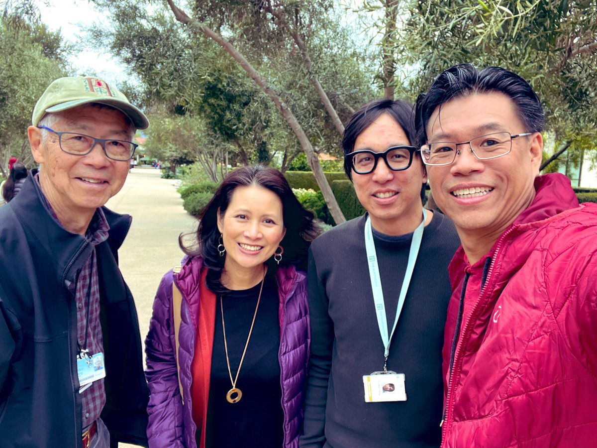 larissalam's tweet image. It was nice catching up w/ Gordon Chang @StanfordHistory (&amp;amp; Li Wei Yang @TheHuntington) who gave great historical commentary in our doc @FarEastDeepSo. Been a blessing to have his enthusiastic support. 
Gordon’s still going strong researching more #AAPIhistory! 
#historians