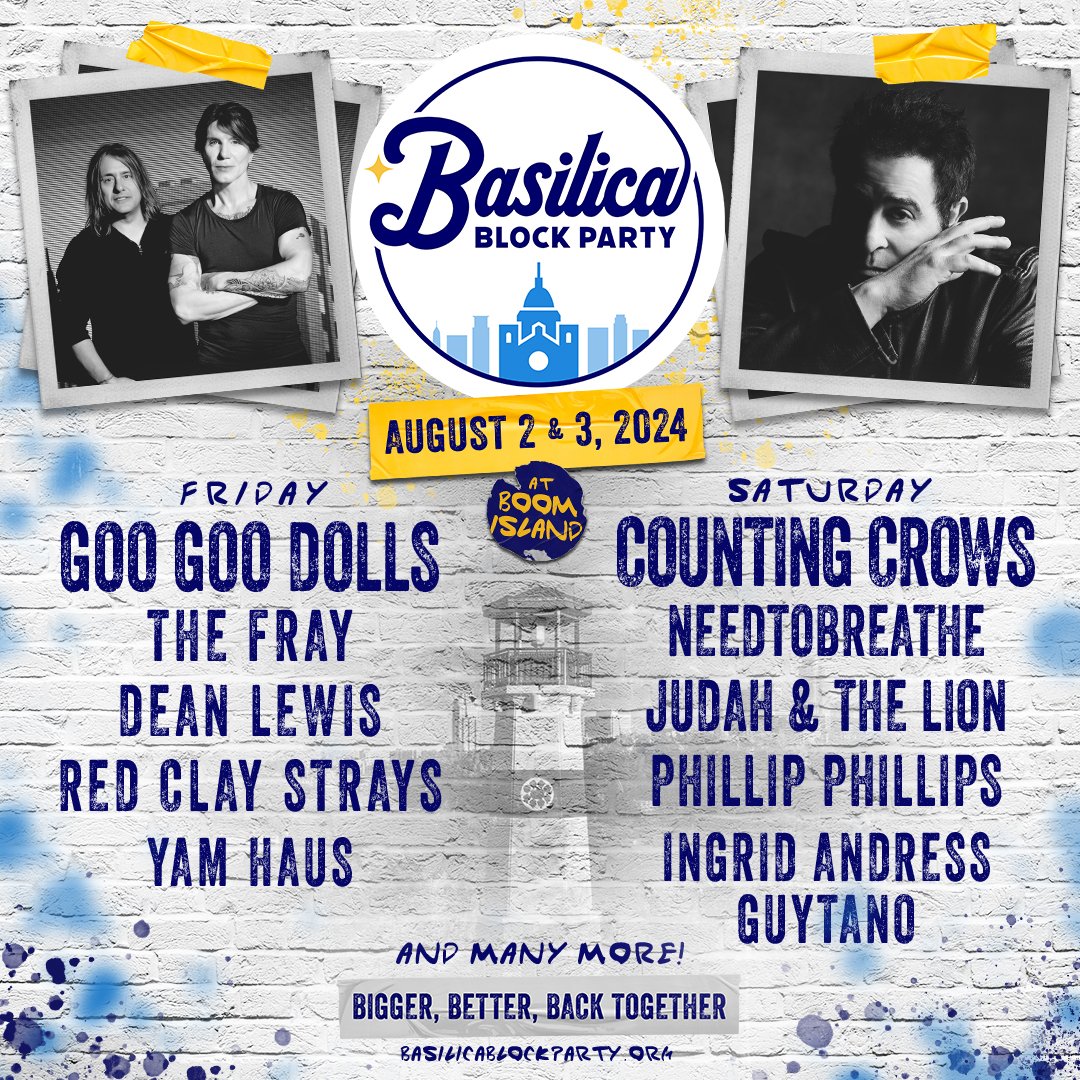 Minneapolis !! We can't wait to see you at @BasilicaBP 2024 on Friday, August 2nd !! Tickets go on sale Friday, March 22nd at 10am local time at basilicablockparty.org. #BBP2024