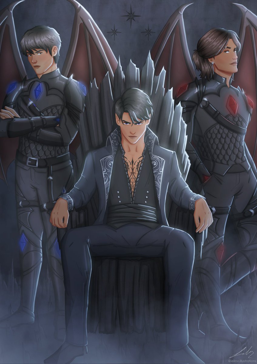 leila_illus's tweet photo. "Rhysand, Azriel &amp; Cassian - The Illiryans of the Night Court"

Rhysand as High Lord 😈 https://t.co/EKrf0PQgHC