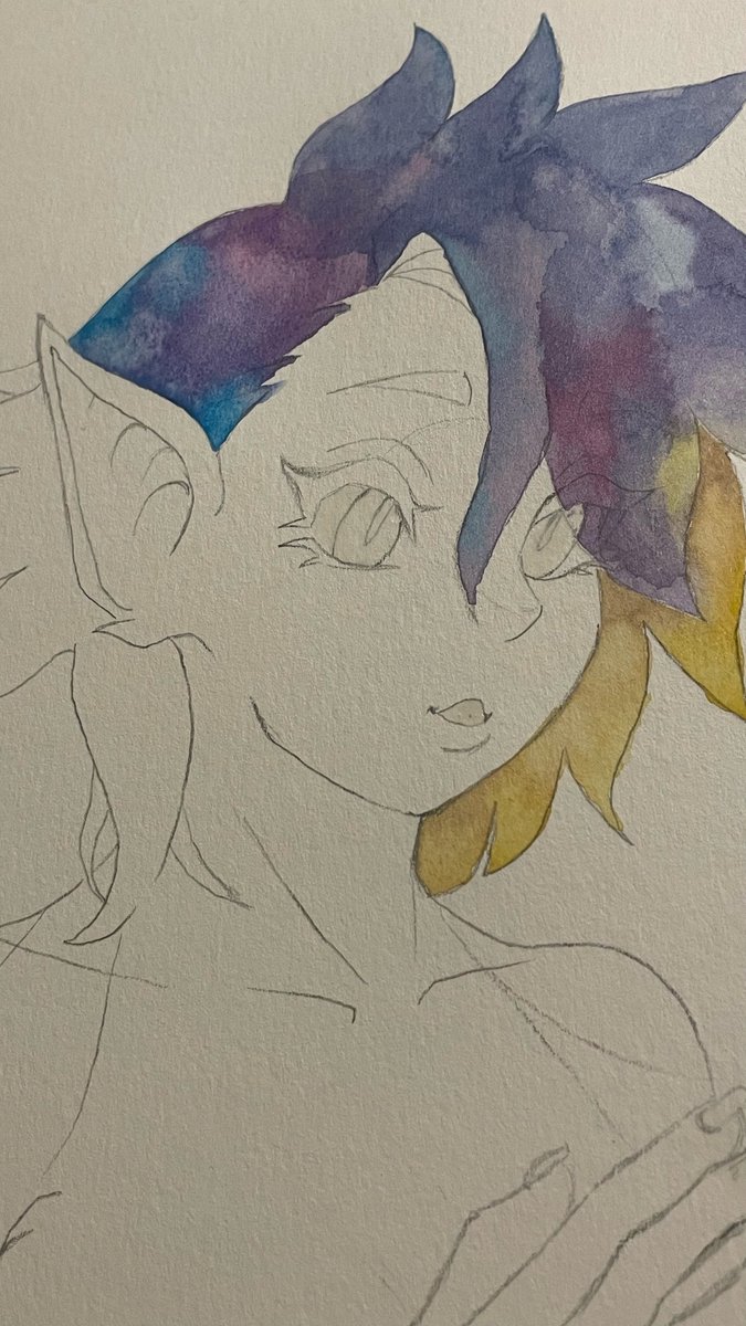 Baka4ka_'s tweet photo. Commission for @coffeeismee 🐚

#art #watercolor #furry #sea https://t.co/8dnvTaPNsi
