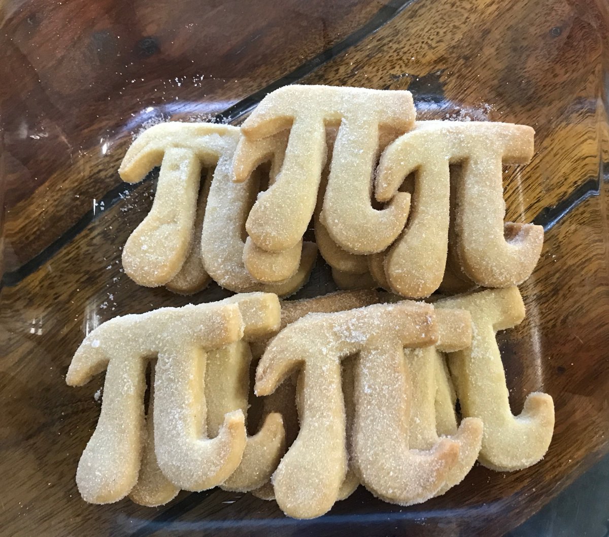 Today in the Maths Department we celebrated Pi Day, including a collaborative pi paper chain and some excellent pi shortbread!