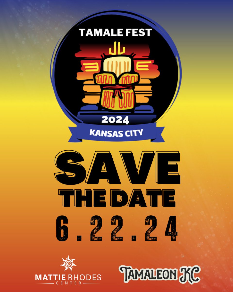 Today is National Tamale Day, which means it's the perfect day to mark your calendars for our 3rd Annual Tamale Fest! 🗓️☀️🍴
Join us on Saturday, June 22, 2024, we promise you won't want to miss it. Check back for more details! #TamaleFestKC24 #nationaltamaleday